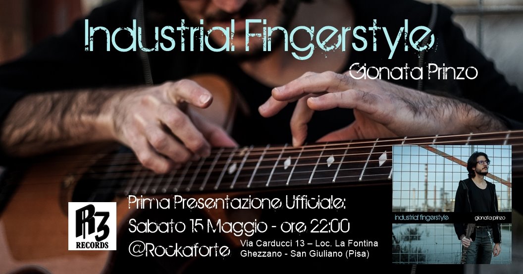 RockAtrioLive2019 – Gionata Prinzo – Industrial Fingerstyle